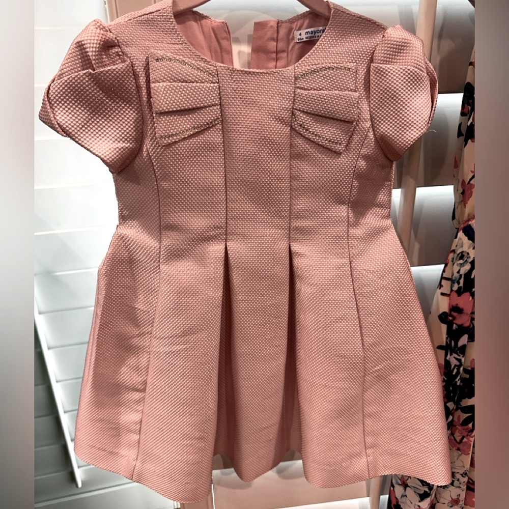 Pink mayoral short sleeve dress